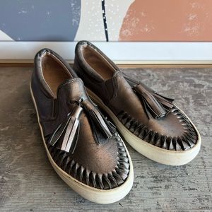 J Slides Metallic Slip On 7 1/2